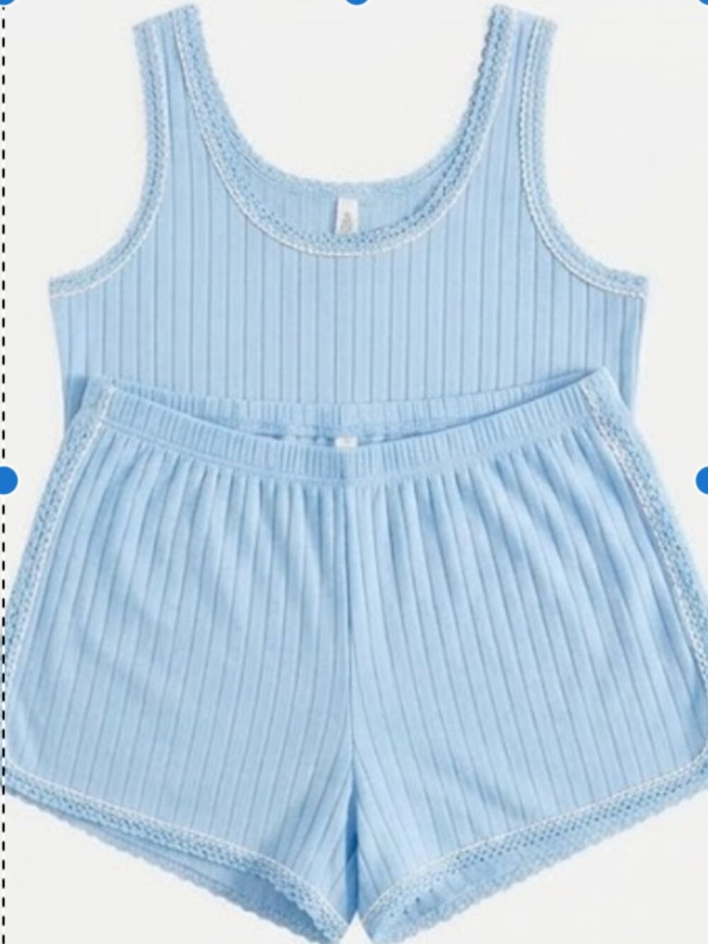 NWOT Joyspun Pajama Set Women 2x Short-Tank Top Plus Size Sleepwear Cotton PJ XX